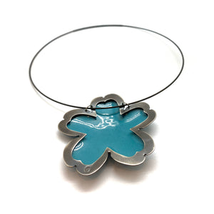 Enamel Flower Necklace-Necklaces-Lisa Crowder-Pistachios