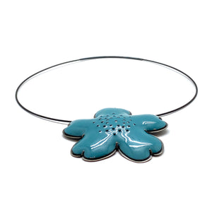 Enamel Flower Necklace-Necklaces-Lisa Crowder-Pistachios