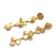 Extra Long Climbing Petals - Gold-Earrings-Oliwia Kuczynska-Pistachios