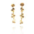 Extra Long Climbing Petals - Gold-Earrings-Oliwia Kuczynska-Pistachios
