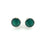 Faceted Emerald Studs - 6mm-Earrings-Susanne Kern-Pistachios