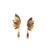 Feathered Wing Drops - Gold-Earrings-Oliwia Kuczynska-Pistachios