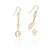 Floral Gold Earrings-Earrings-Liaung-Chung Yen-Pistachios