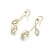 Floral Gold Earrings-Earrings-Liaung-Chung Yen-Pistachios