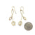 Floral Gold Earrings-Earrings-Liaung-Chung Yen-Pistachios