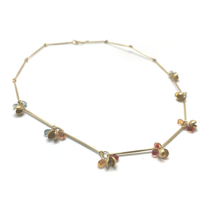 Flourishing Gold Necklace-Necklaces-Liaung-Chung Yen-Pistachios