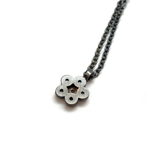 Flower Diamond Pendant-Necklaces-Elisa Bongfeldt-Pistachios
