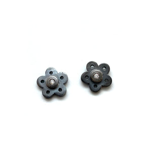 Flower Diamond Studs-Earrings-Elisa Bongfeldt-Pistachios