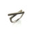 Frosted Silver Crossover Ring-Rings-Fritz Heiring-Pistachios