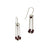 Garnet Cage Earrings-Earrings-Ashka Dymel-Pistachios