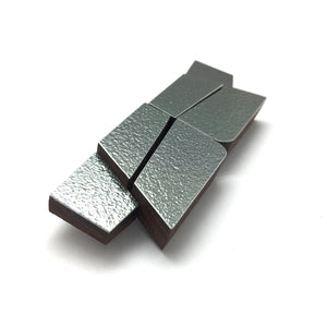 Geometric Brooch - Silver-Pins-Karen Vanmol-Pistachios