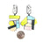 Geometric Earrings - Light Blue/Yellow/Pink/Green-Earrings-Karen Vanmol-Pistachios