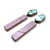 Geometric Earrings - Marble/ Lavender-Karen Vanmol-Pistachios