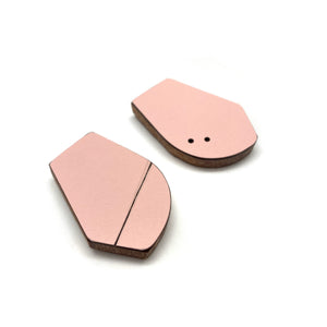 Geometric Earrings - Pink-Earrings-Karen Vanmol-Pistachios