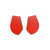 Geometric Earrings - Red-Earrings-Karen Vanmol-Pistachios