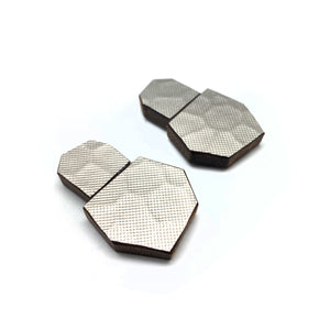 Geometric Studs - Silver-Karen Vanmol-Pistachios