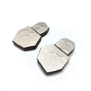 Geometric Studs - Silver-Earrings-Karen Vanmol-Pistachios