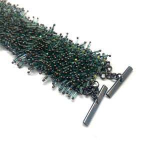 Glass Bead Bracelet-Bracelets-Karen Gilbert-Pistachios
