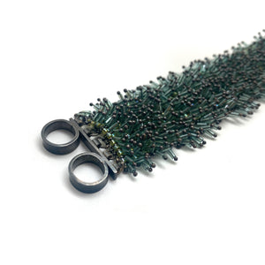 Glass Bead Bracelet-Bracelets-Karen Gilbert-Pistachios