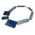 Glass & Oxidized Sterling Silver Necklace-Necklaces-Karen Gilbert-Pistachios