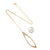 Gold Architectural Necklace-Necklaces-Katerina Pimenidu-Pistachios