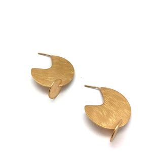 Gold Axis Posts- Cut Out-Earrings-Joid Art-Pistachios