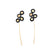 Gold Bubble Earrings - Small-Earrings-Malgosia Kalinska-Pistachios