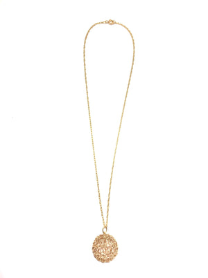 Gold Circle Pendant-Necklaces-Kathryn Stanko-Pistachios