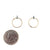 Gold Circle Studs-Earrings-Gabrielle Desmarais-Bright Sterling Silver-Pistachios