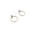 Gold Circle Studs-Earrings-Gabrielle Desmarais-Bright Sterling Silver-Pistachios