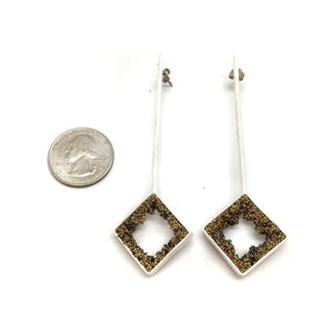 Gold Diamond Caviar Drops-Earrings-Jessica Armstrong-Pistachios