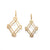 Gold Double Rhombus Hooks-Earrings-Emily Rogstad-Pistachios