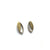 Gold Ellipse Frame Studs-Earrings-Manuela Carl-Pistachios