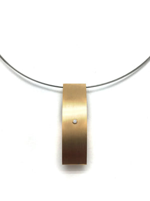 Gold Ellipse Necklace-Necklaces-Kacper Schiffers-Pistachios
