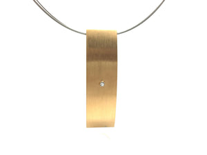 Gold Ellipse Necklace-Necklaces-Kacper Schiffers-Pistachios