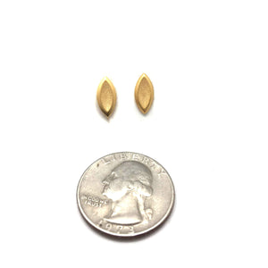 Gold Marquise Studs-Earrings-Bernd Wolf-Pistachios