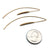 Gold Mini CZ Window Drops-Earrings-Kacper Schiffers-Pistachios