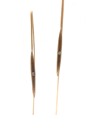 Gold Mini CZ Window Drops-Earrings-Kacper Schiffers-Pistachios