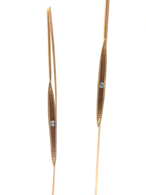 Gold Mini CZ Window Drops-Earrings-Kacper Schiffers-Pistachios