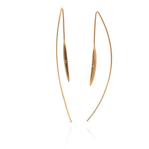 Gold Mini CZ Window Drops-Earrings-Kacper Schiffers-Pistachios