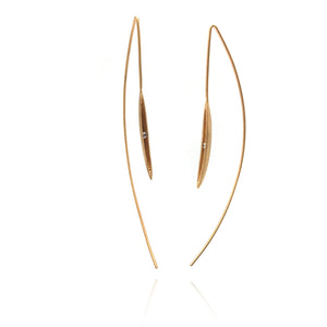 Gold Mini CZ Window Drops-Earrings-Kacper Schiffers-Pistachios