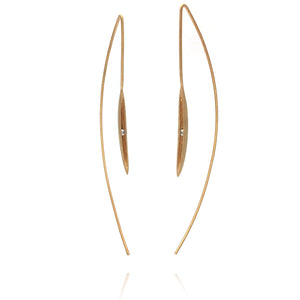 Gold Mini CZ Window Drops-Earrings-Kacper Schiffers-Pistachios