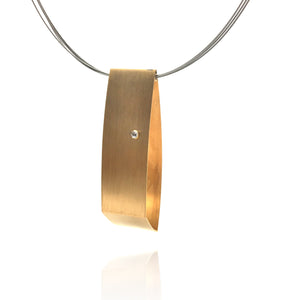Gold Panel Necklace-Necklaces-Kacper Schiffers-Pistachios