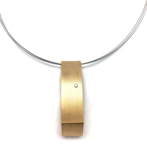 Gold Panel Necklace-Necklaces-Kacper Schiffers-Pistachios