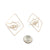 Gold Scribble Hoops - XLarge-Earrings-Aimee Petkus-Pistachios