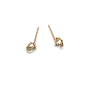 Gold Scribble Posts - Mini-Earrings-Aimee Petkus-Pistachios