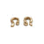 Gold Snake Earrings-Earrings-Luana Coonen-Pistachios