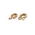 Gold Snake Earrings-Earrings-Luana Coonen-Pistachios