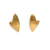 Gold V-Shaped Studs-Earrings-Oliwia Kuczynska-Pistachios