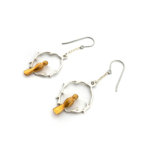 Gold Vermeil Bird Earrings-Earrings-Lisa Cimino-Pistachios